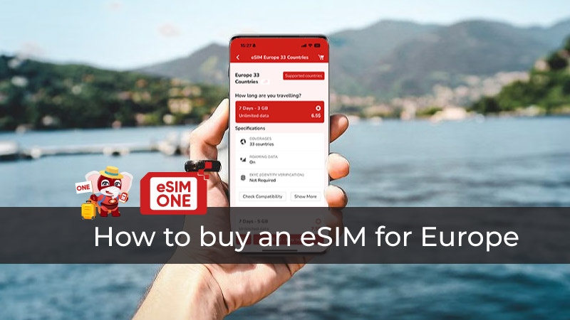 How to buy an eSIM for Europe